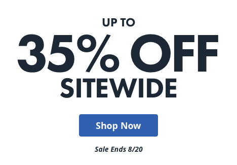 Up to 35% off Sitewide